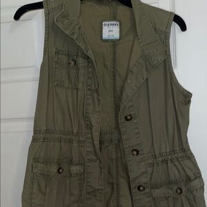 Old Navy Khaki Utility Vest